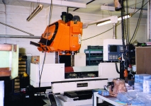 A CNC machine centre